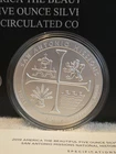 2019 5 oz SILVER America the Beautiful ATB Coin 19AM Box COA Texas UNCIRCULATED
