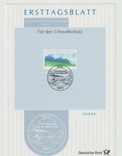ETB Ersttagsbl&auml;tter BRD Bund Jahrgang 2002 komplett, aus Abo, Top