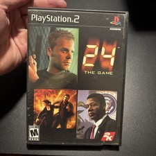 24 the Game - PlayStation 2 no manual, blockbuster case 
