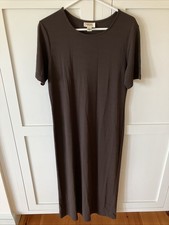 Talbots Maxi Pencil Dress, Petite L, Brown, Stretch