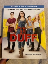 The DUFF Blu-ray + DVD 2015 Mae Whitman Robbie Amell Ken Jeong Special Features