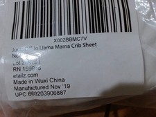 New Open Box-JumpOff Jo - Fitted Crib Sheet, Super So er Beds, 28 in. x 52 in.