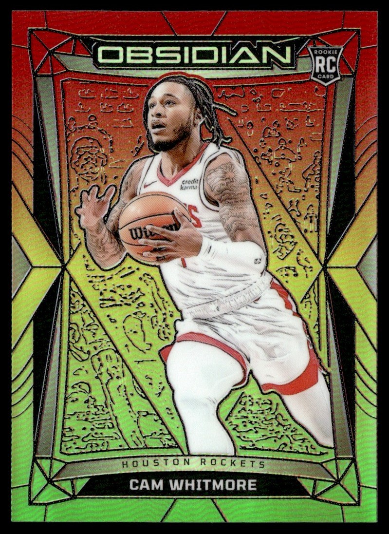 2023-24 Panini Obsidian Electric Etch Red Flood Cam Whitmore 58/75 #33