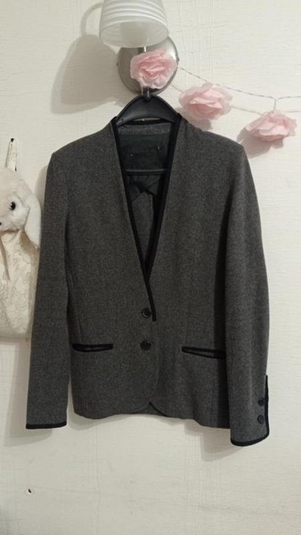 Women Isabel Marant Blazer Grey Wool 38
