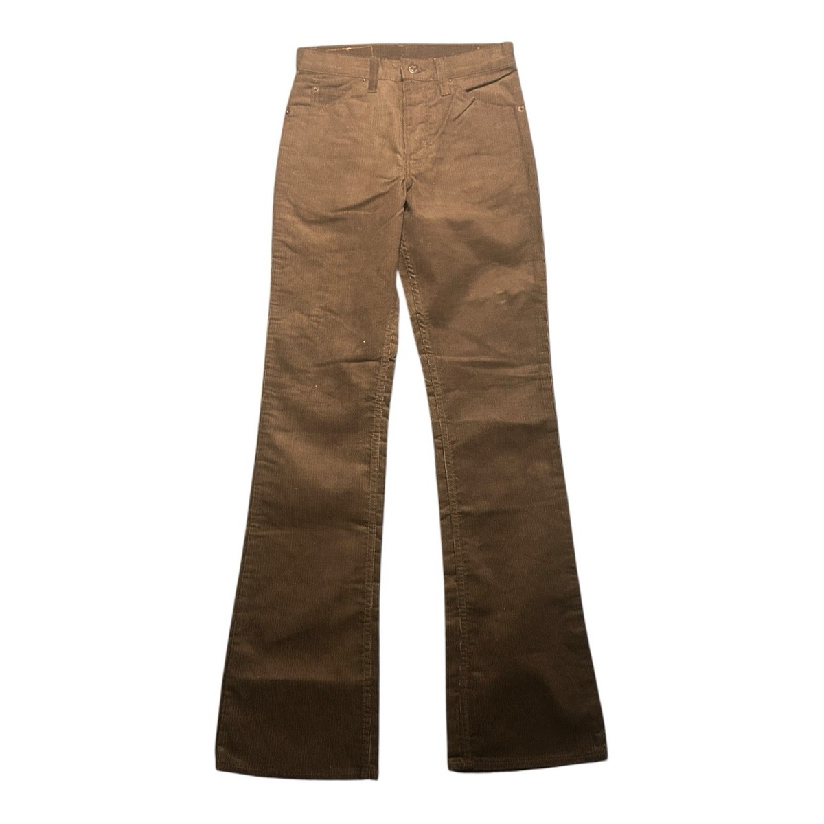 Levis 517 1529 Corduroy Pants 70s 80s USA Vtg Cords Dark Brown NOS