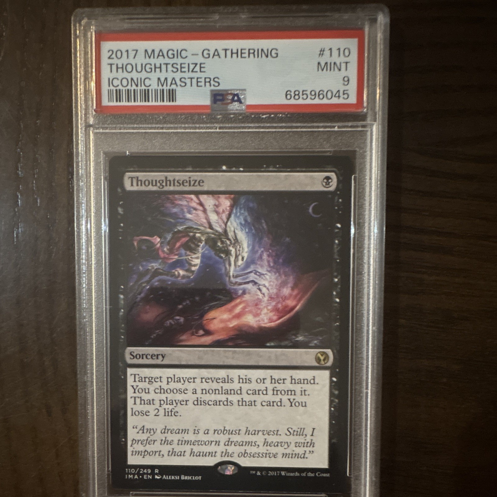 Wizards of the Coast Thoughtseize Iconic Masters Rare #110 Regular (EN) PSA 9