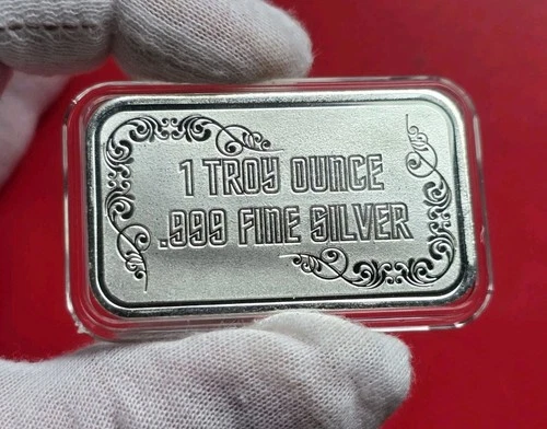 Custom Listing  Lot Of 5 - 1 oz .999 Fine Silver Colorized Bar COA # /50