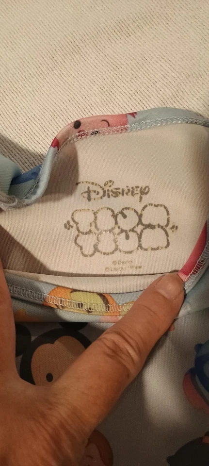 Disney Tsum Tsum девочки платье персонаж печати L 10-12 подержанные - Изображение 3 из 4