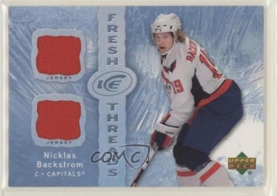 2007-08 Upper Deck Ice Fresh Threads Nicklas Backstrom #FT-BA Rookie RC nd3