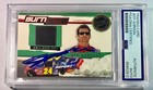 2007 Press Pass Jeff Gordon Race Used Tire Burnouts Signed Auto Card PSA DNA