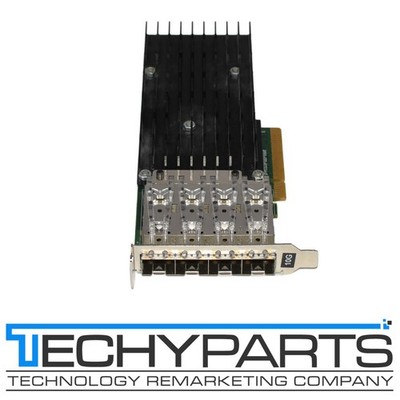 Hotlava Tambora 64G4 4-Port 10GbE & FCoE SFP+ PCI-E 2.0 x8 Ethernet Adapter NIC