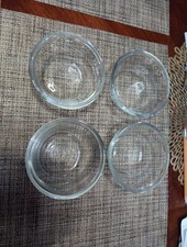 Anchor Hocking Set/4 Clear Glass Prep Bowls C...