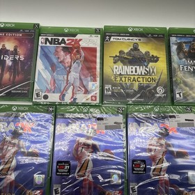 Xbox One Sealed Video Game Lot Of  9 Nba2k 21 Outriders Immortals Etc