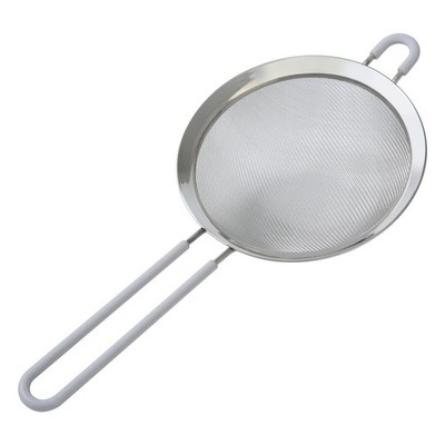 Mainstays 6'' Premium Stainless Steel Fine Mesh Strainer, Silver.