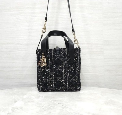 Dior Vertikaler Tutu-Tote Bag Small Tweed Cannage M2835ODFG 157148504