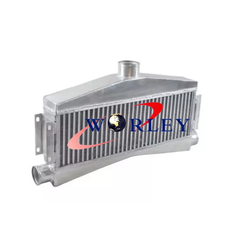 Универсальный двойной интеркулер с турбонаддувом 24 дюйма x 7 дюймов x 3,5 дюйма на заказ (2 дюйма/1 выход) - Изображение 4 из 4