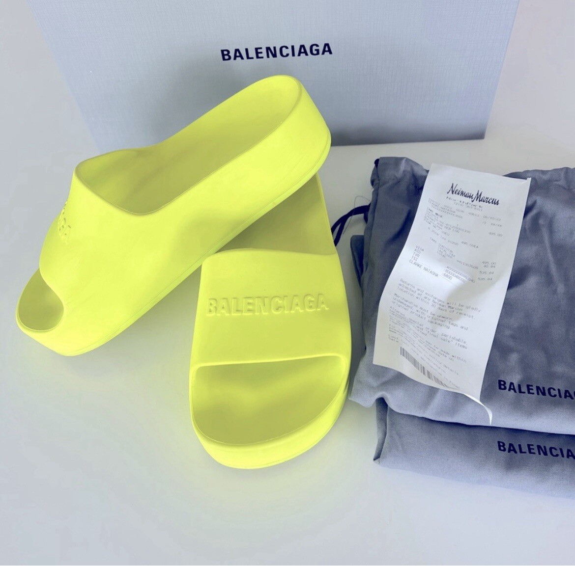 Balenciaga Sandals Chunky Platform Slides Women display picture 1
