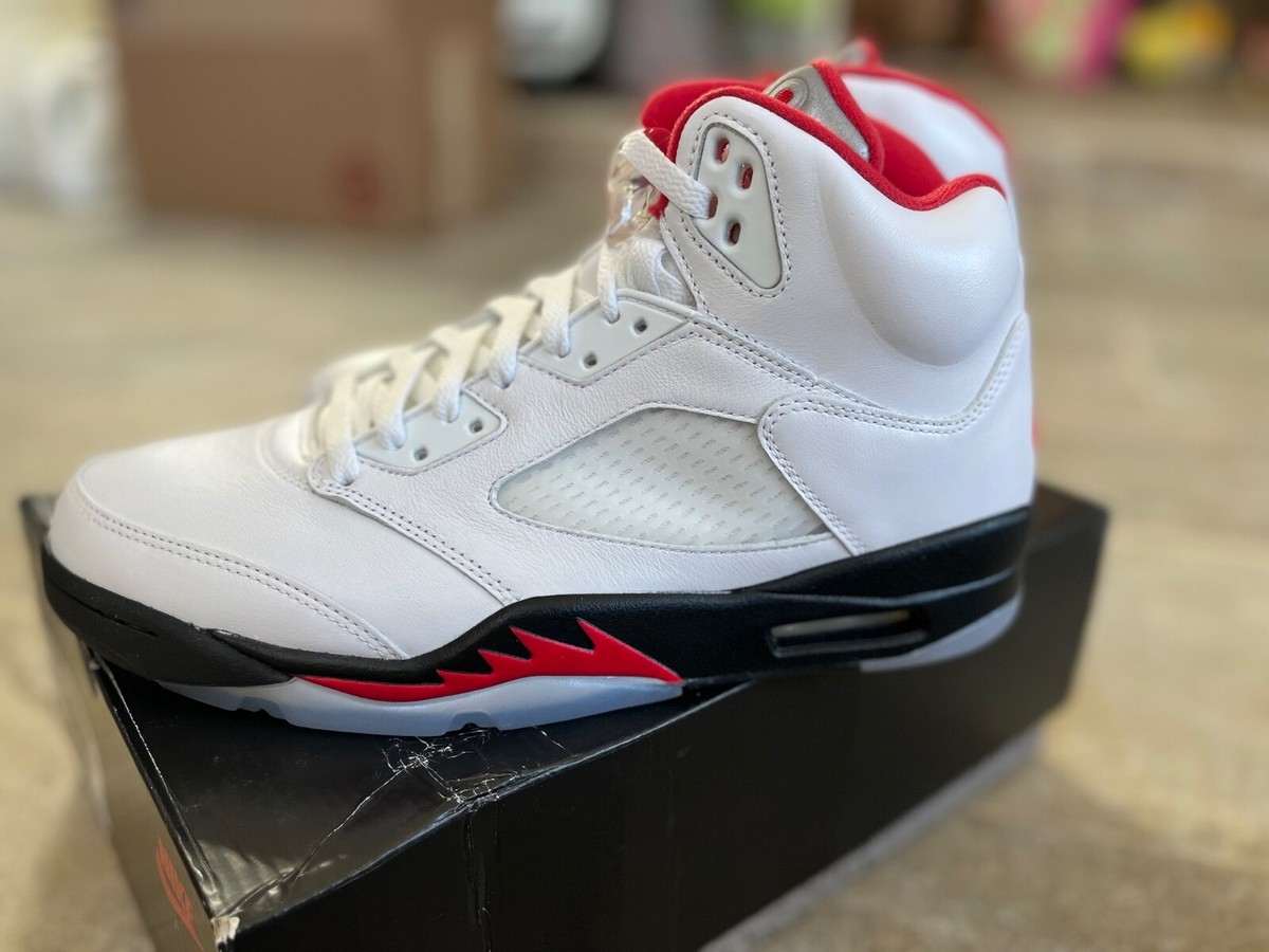 jordan 5 fire red size 10