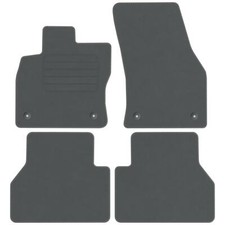 Veloursfußmatten für VW Caddy V ab Bj. 2020 Automatten Passform neu GRAU PREM