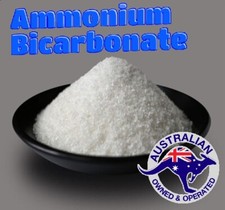 ORGANIC Ammonium Bicarbonate Bakers Ammonia Bi Carb FOOD GRADE PURE FREE POST