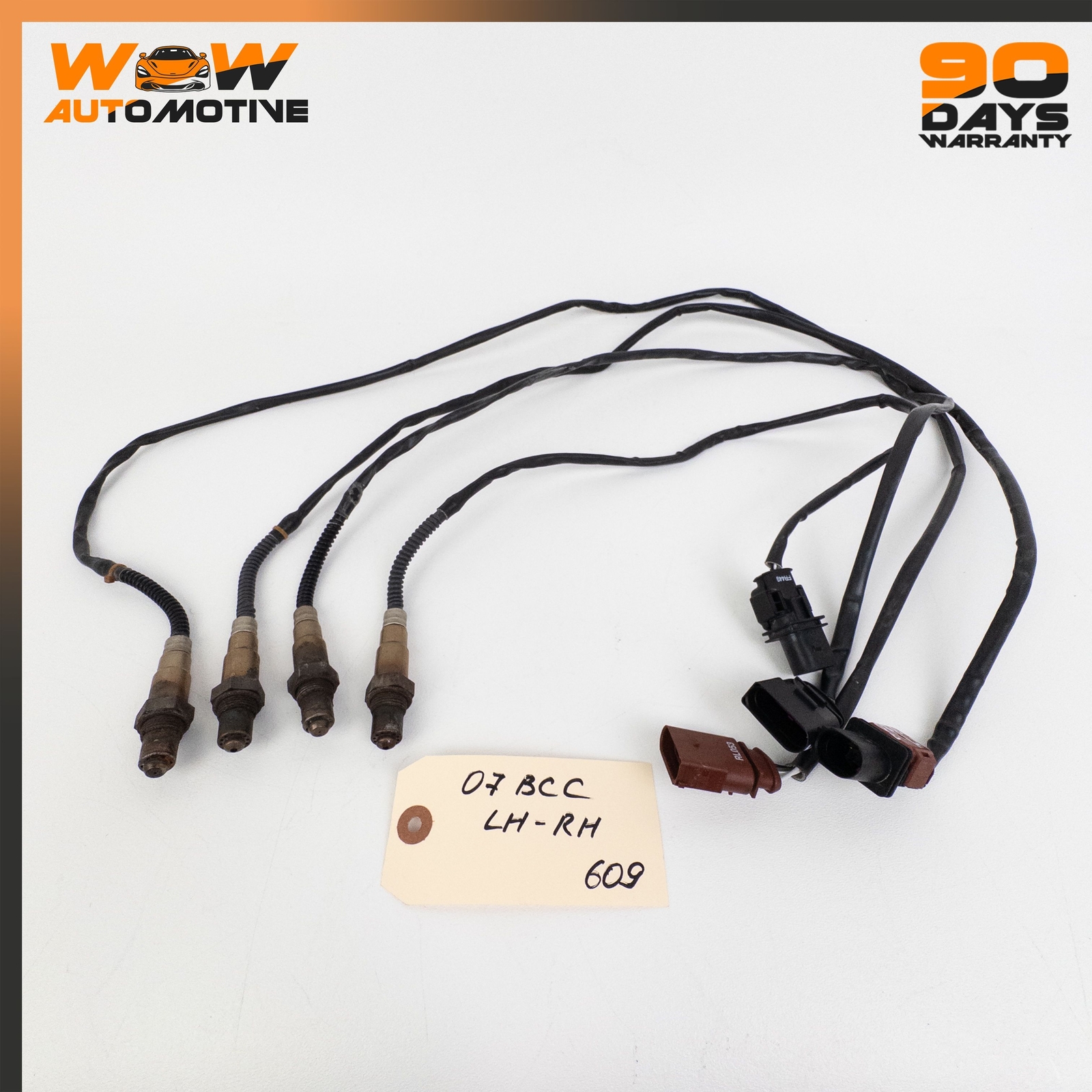 04-13 BENTLEY CONTINENTAL GTC FLYING SPUR OXYGEN SENSOR LAMBDA PROBE SET 4 OEM
