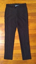 Simply Vera Wang Black Skinny Stretch Dress Pants Mid Rise Pull On Small