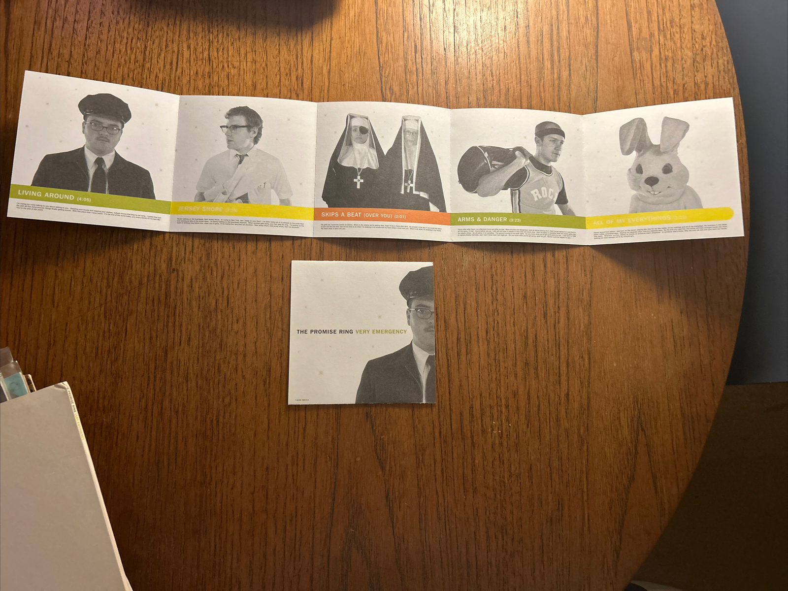 The Promise Ring Very Emergency LP Vinyl Clear Yellow Only 500 Jade