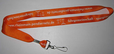 Pendlernetz RheinMain Schlüsselband Lanyard NEU (A44)