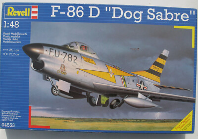 Revell 04553 F-86 D Dog Sabre 1:48 Flugzeug Modellbausatz Aircraft Model Kit