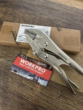 Workpro 7” Curved Jaw Locking Pliers (Vice Grip Style) US Seller!