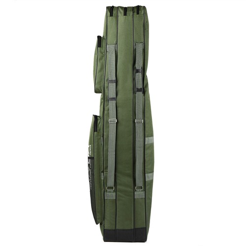 3Layer 130cm Folding Fishing Rod Bag Canvas Tools Storage Bag J5F4 - Picture 7 of 11
