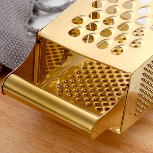 Cheese Grater Stainless Steel Four-Sided Handheld Multipurpose Gadget Suitable - Picture 4 of 17