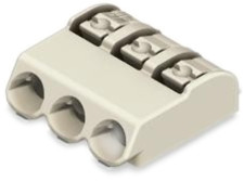 2060-403/998-404 Terminal Block 3 Position Wire to Board, Horizontal with Board