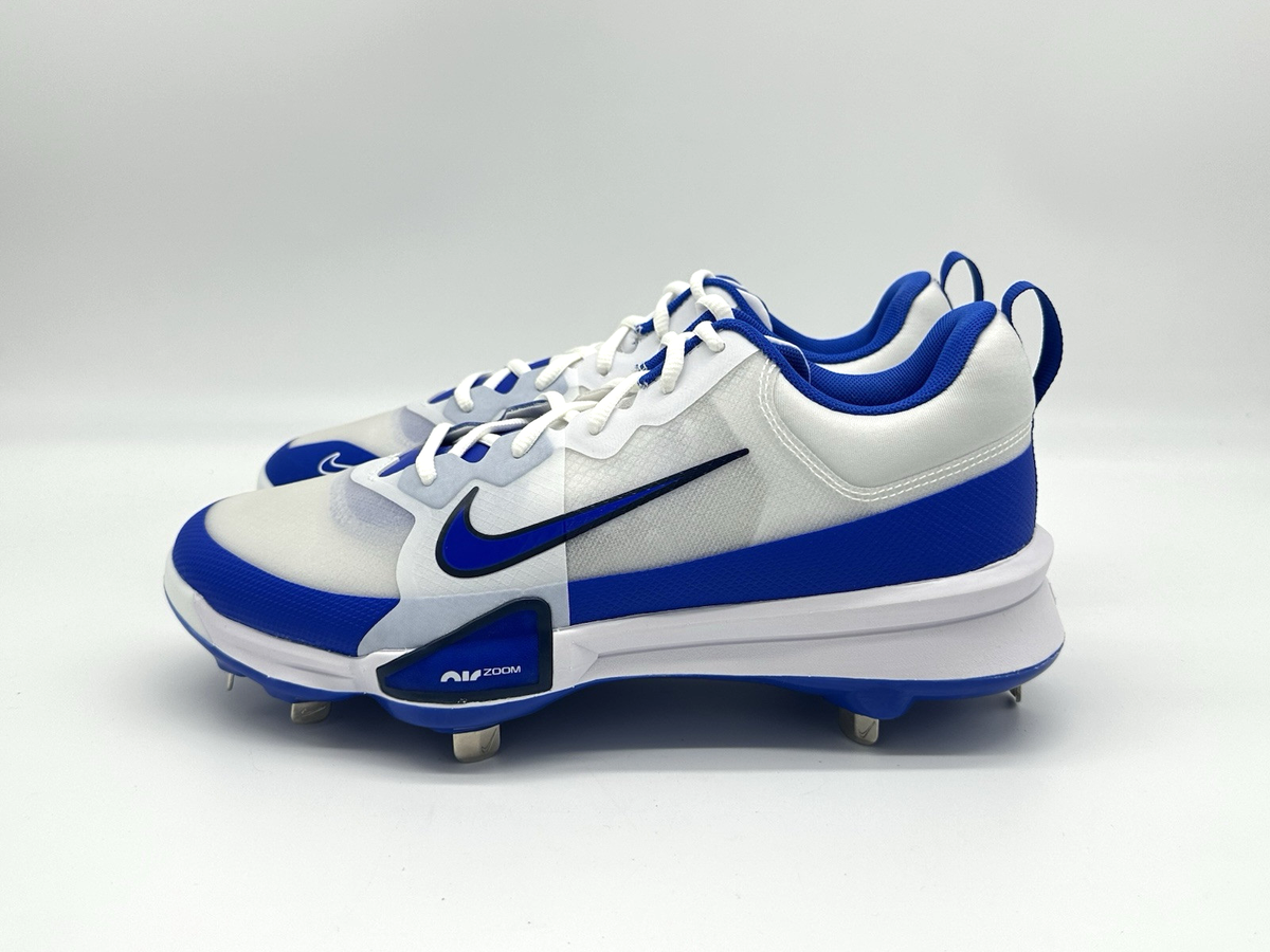 Nike Force Zoom Trout 9 Men's Size 8 Metal Baseball Cleats Blue