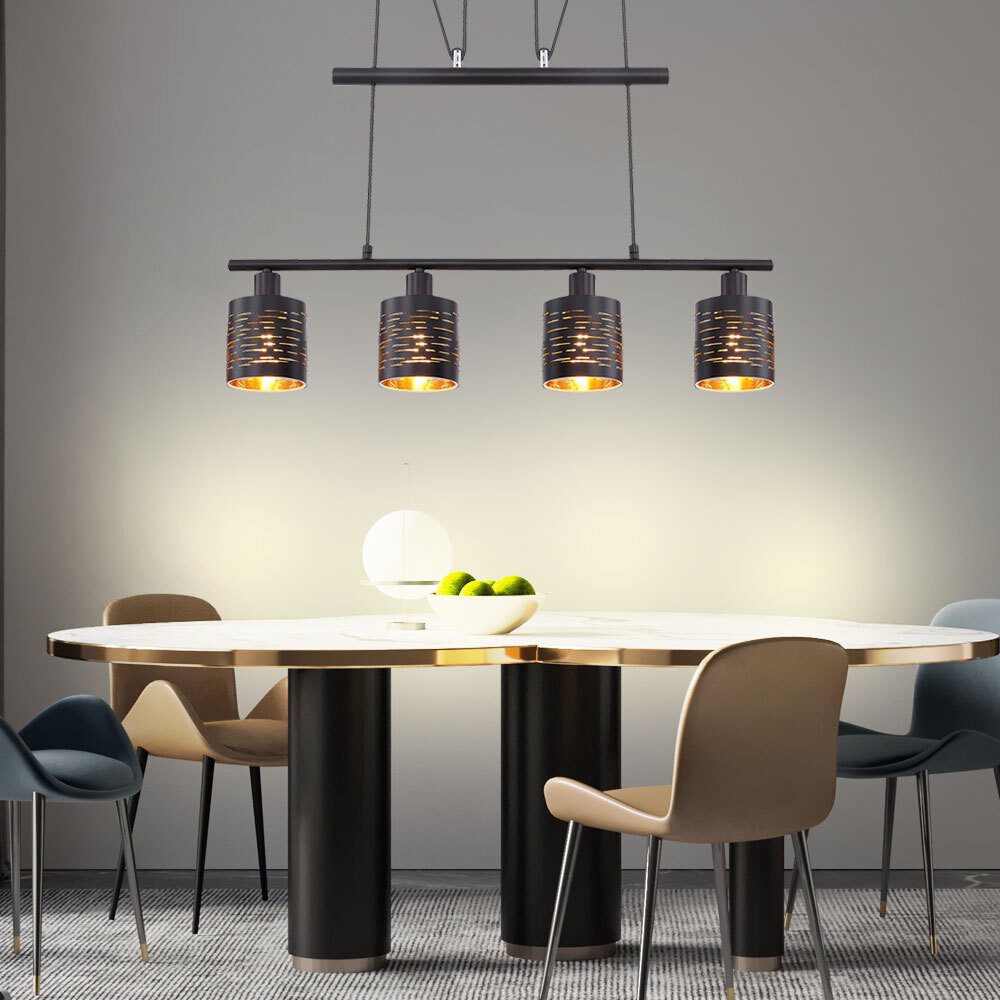 Design Decken Pendel Leuchte Wohn Ess Zimmer Ornamente Hänge Lampe Im