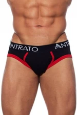 Antrato Men's Brazilian Bottom Free Jockstrap Red and Black  Large  NEW