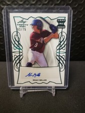 2021 Leaf Trinity Base Auto Green /75 Noah Miller #BA-NM2 Auto