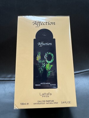 Affection Lattafa 3.4 FL OZ /100 ML EDP Natural Spray New in Box