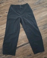 Wilson Gore-Tex Fully Lined Pants Size Medium Vintage Dark Gray Adjust 32 29 "