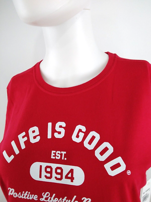 Life is Good Women S/S Crusher Lite Tee Positive Lifestyle 1994