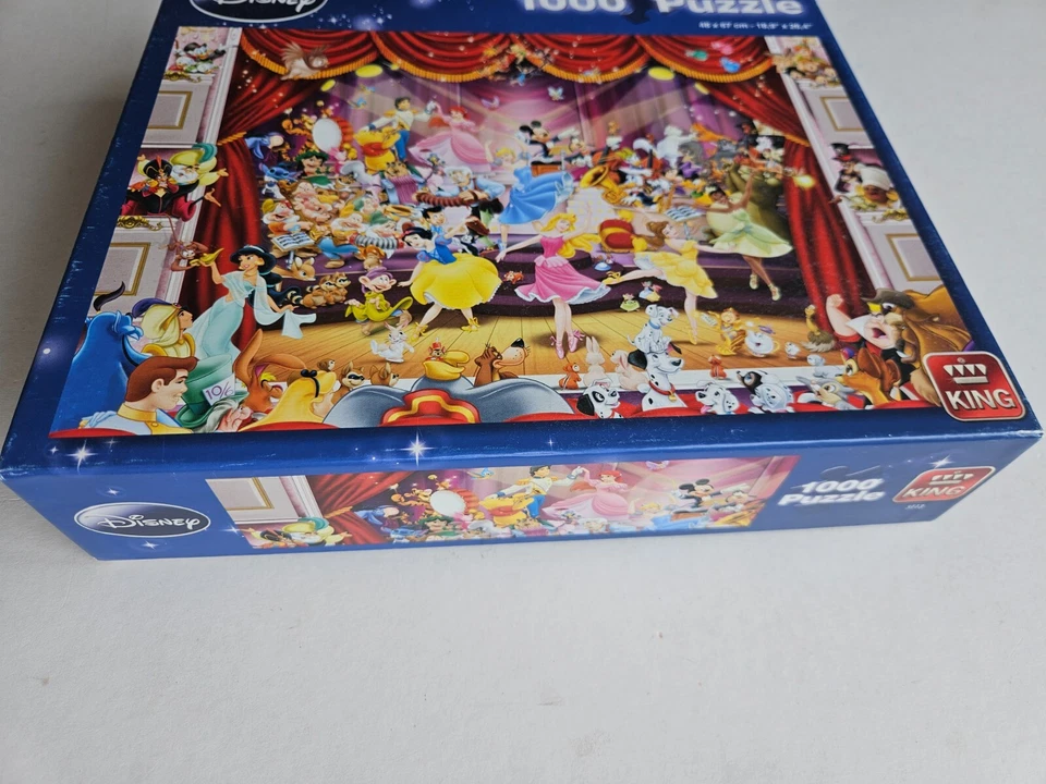 Rompecabezas King Disney Theater 1000 piezas princesa Mickey Donald Dalmations Foto 4 de 4