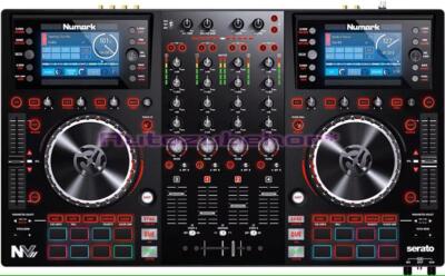 Numark NVII supports Serato with screen DJ controller and disc player