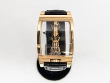 RARE CORUM GOLDEN BRIDGE LINE 51mm 18k Yellow Gold Mens 05.0002 Watch