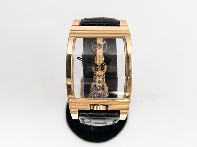 RARE CORUM GOLDEN BRIDGE LINE 51mm 18k Yellow Gold Mens 05.0002 Watch