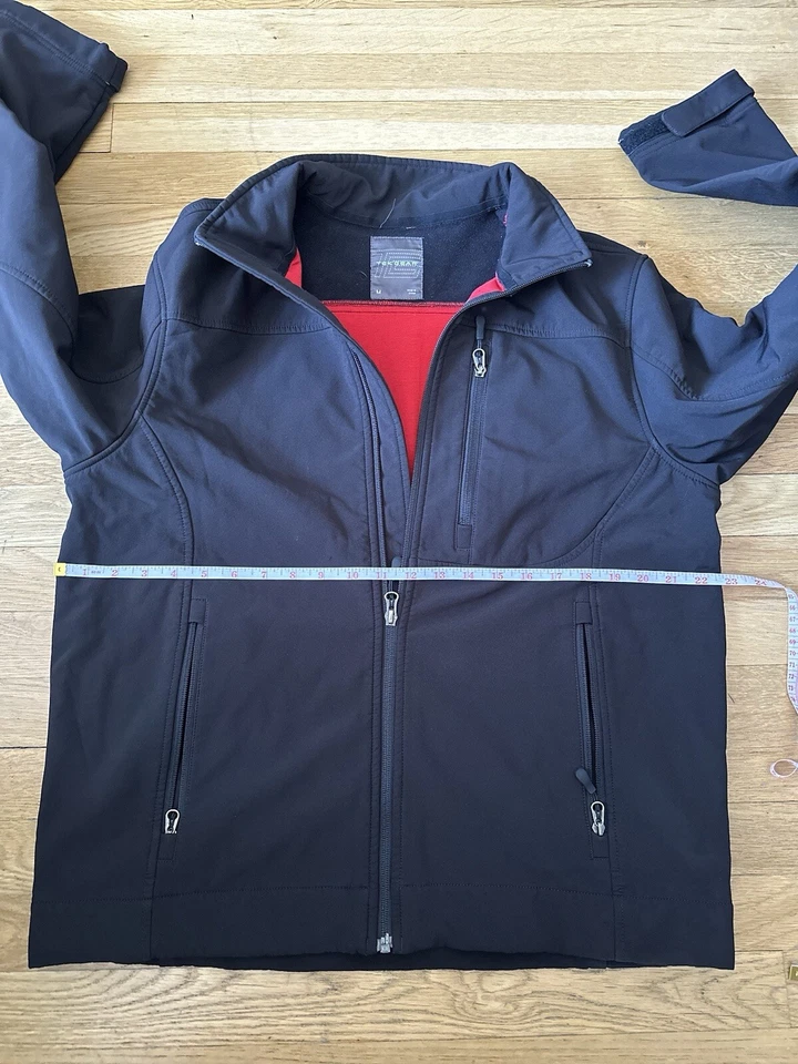 Tek Gear Soft Shell Black Jacket Zipper Size M - Image 4 of 4