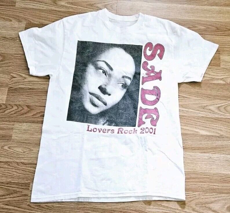 Vintage Bootleg Sade SADE Lovers Rock T-Shirt 2001 Concert Vintage Bootleg Sade SADE Lovers Rock T-Shirt 2001 Concert