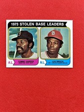 1974 Topps #204 1973 Stolen Base Leaders High-end NM-MT       B74#204A1