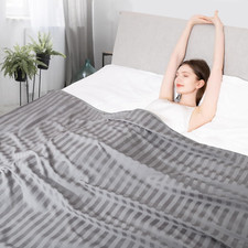 Cooling Blanket Twin - Lightweight, Heat-Absorbing, Double-Sided for Night Sweat