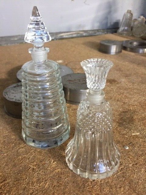 Vintage Perfume Bottle 1940's- Most Precious 2 oz & Golden Shadow