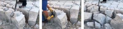 DEXPAN Expansive Demolition Grout 44 Lb. Box for Rock Breaking, Concrete Cutting